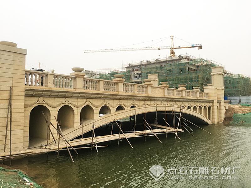黃金麻歐式橋梁石材裝飾