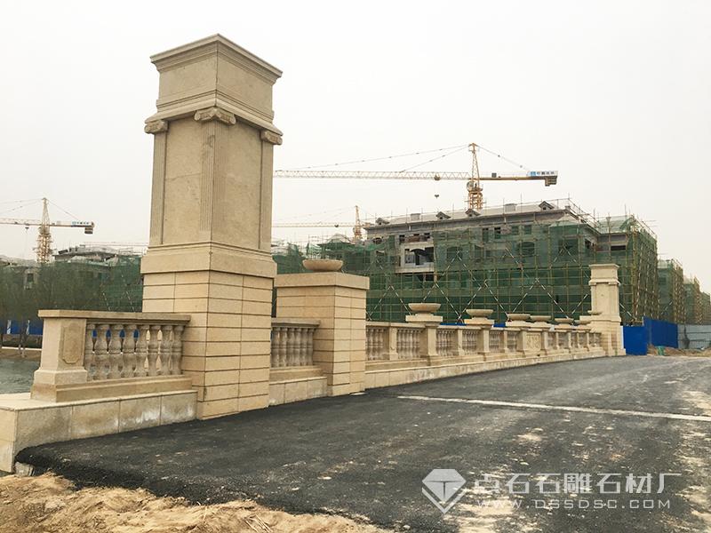 黃金麻歐式橋梁石材裝飾